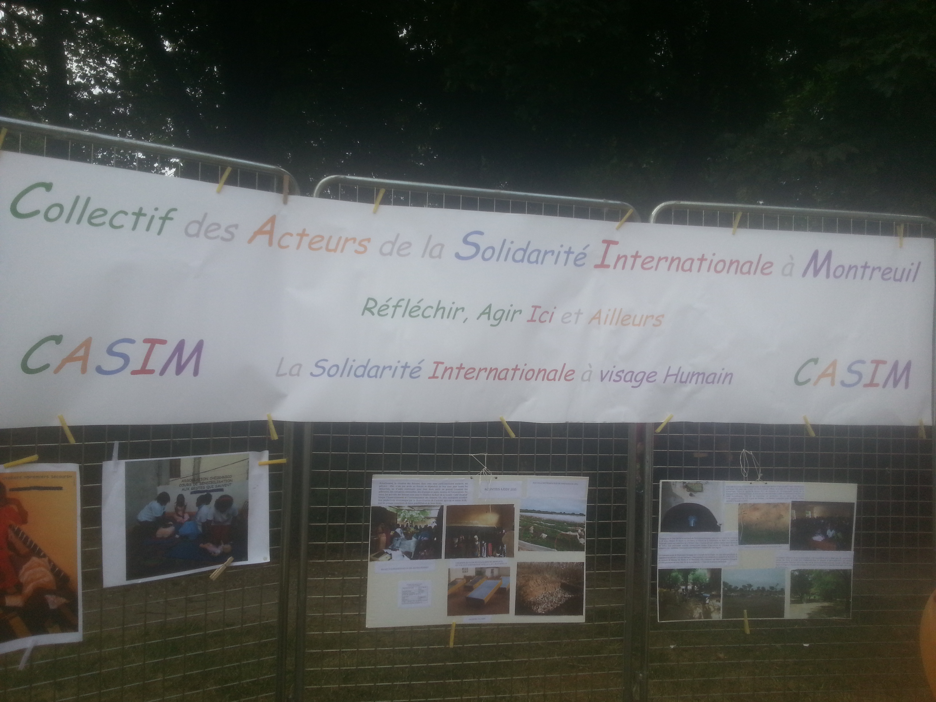 Village solidaire CASIM Montreuil 20 juin 2015